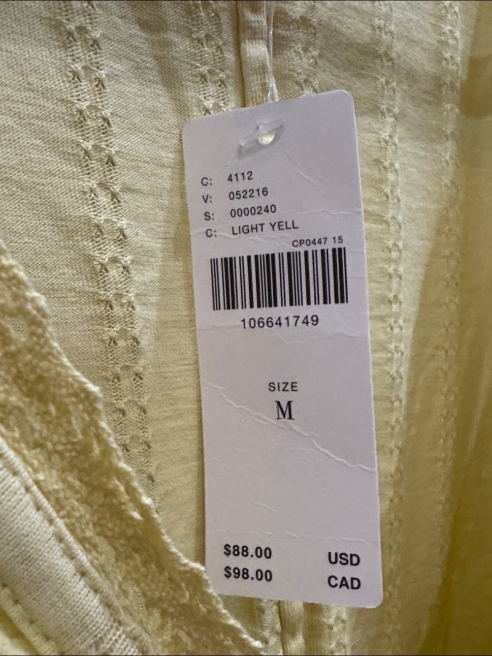 Pilcro Lemongrass Eyelet Ruffle Tank - Picture 2 of 8
